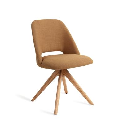 Jesper Home Eetkamerstoel 'Sasue' Draaibaar, Revolve Oak Natural, kleur Oh My Ochre