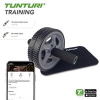 Tunturi Dubbele Trainingswiel | Buikspiertrainer | Buikspierwiel | Met Kniemat - thumbnail