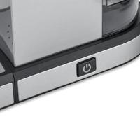 Severin KA 5997 Espressomachine met filterhouder Chroom (geborsteld), Zwart 1350 W Met melkopschuimer - thumbnail