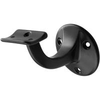 Leuninghouder 75 hol zwart - thumbnail