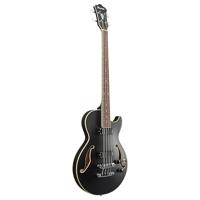 Ibanez AGB200 Artcore Black Flat semi-akoestische basgitaar - thumbnail