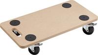 Meister Werkzeuge 0821400 Transportroller Hout Laadvermogen (max.): 200 kg 590 mm x 290 mm Aantal rollers 4 - thumbnail