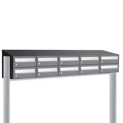 Allux Hive Set 5-Breed, 2-Hoog Met Dak Op Statief Antraciet - 40030065_5x2ds