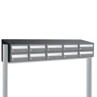 Allux Hive Set 5-Breed, 2-Hoog Met Dak Op Statief Antraciet - 40030065_5x2ds - thumbnail