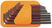 Beta 12-delige set haakse inbussleutels, lange uitvoering gebruneerd (art. 96L) met support 96L/SC12 - 000960929 - thumbnail