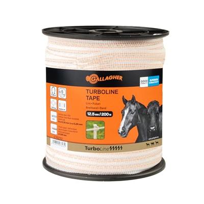 Gallagher TurboLine lint 12,5mm wit 200m - 076232 076232
