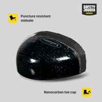 Safety Jogger Modulo S3S Mid | Zwart/Rood | Maat 40 - 5401200271484 - thumbnail