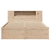 Bedframe zonder matras massief grenenhout 140x190 cm - thumbnail
