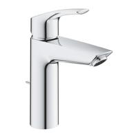 GROHE Eurosmart waterbesparende wastafelkraan m-size met trekwaste chroom 2339330e - thumbnail
