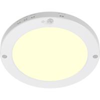 LED Plafondlamp met Bewegingssensor + Dag en Nacht Sensor - Brinton Noctis - 20W 1800lm - Warm Wit 3000K - Opbouw/Inbouw - Wit Rond - thumbnail