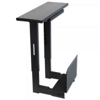 LINDY Sliding Under Desk PC Holder 40284 PC-houder Onder tafel Zwart Belastbaar tot: 30 kg - thumbnail