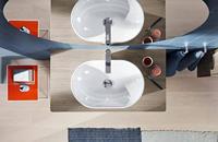 Duravit D-Neo opzetwastafel 60x40x12.5cm zonder kraangat keramiek Wit 2372600070 - thumbnail
