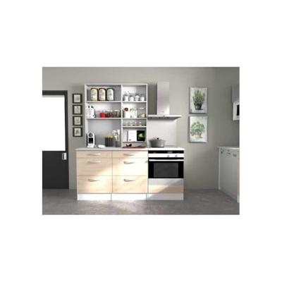 Oslo bovenste kast 1 deur - Decor Chene Jackson - L 60 x D 36 x H 58 cm