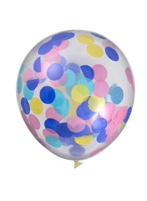 HEMA Confetti ballonnen - 6 stuks (multicolor)