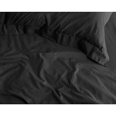 Primaviera Deluxe Topper Satijn Hoeslaken Zwart 90 x 220