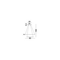Lyora Design hanglampFerrol koffie bruin double - 6265003 - thumbnail