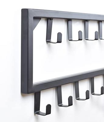 LOFT42 Bono Small Kapstok - Zwart - Metaal - 9 haken - 50x26x4