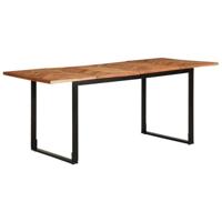 Eettafel 180x90x75 cm massief acaciahout - thumbnail