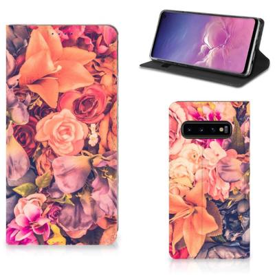 Samsung Galaxy S10 Smart Cover Bosje Bloemen Samsung Galaxy S10 Smart Cover Bosje Bloemen