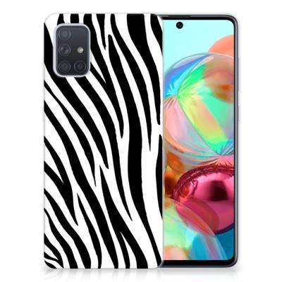 Samsung Galaxy A71 | TPU Hoesje | Zebra