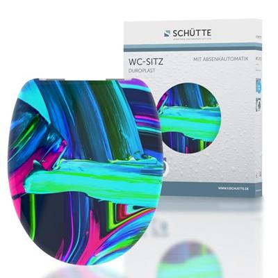 Schutte Duroplast WC-bril NEON PAINT met soft-close
 82191 - thumbnail