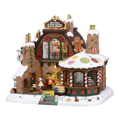 Kerstfiguur Mrs. Claus kitchen with 4.5v adaptor LEMAX - Lemax