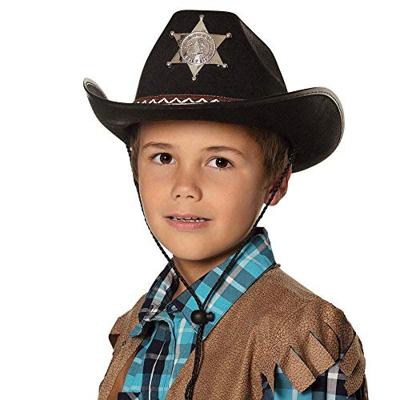 Boland kinderhoed sheriff zwart - thumbnail