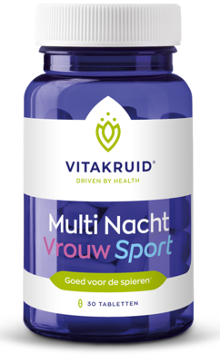 Vitakruid Multi Nacht Vrouw Sport 100% Vegan 30 Vitakruid Multi Nacht Vrouw Sport 100% Vegan 30