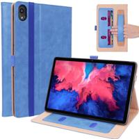Luxe stand flip sleepcover hoes - Lenovo Tab P11 / P11 Plus - Blauw - thumbnail