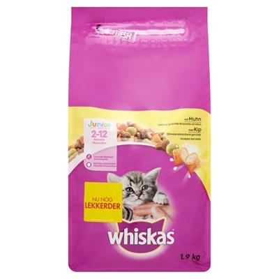 Kattenvoer Droog Junior Kip zak 1,9 kg Whiskas - Whiskas