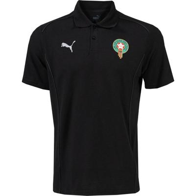 Marokko Casual Polo Senior 2025/2026 - Maat S - Kleur: Zwart | Soccerfanshop Marokko Casual Polo Senior 2025/2026 - Maat S - Kleur: Zwart | Soccerfanshop
