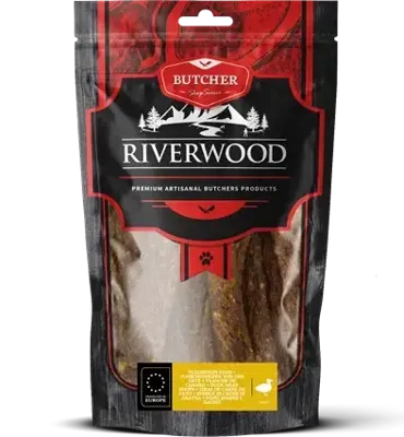 Riverwood Vleesstrips eend 150g