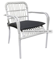 Napoli Stoel Wit tuinmeubel OWN - Own - thumbnail