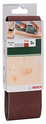 Bosch Accessoires Schuurband 60X400 mm | G150 | Rw | Ongeperf | Span | 3-delig - 2609256191