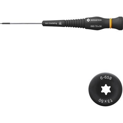 BERNSTEIN Tools for Electronics Bernstein Werkzeugfabrik Torx-schroevendraaier Elektronica en fijnmechanica Grootte T 3 Koplengte: 50 mm 1 stuk(s)