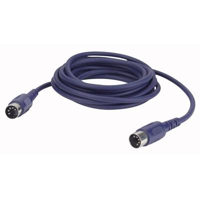 Midi kabel gegoten Conn.0.75mt DIN 5p 3-pins aangesloten