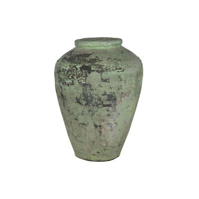 Vaas Home ESPRIT Groen Keramisch Terra cotta Uniek stuk 65 X 65 X 72 CM