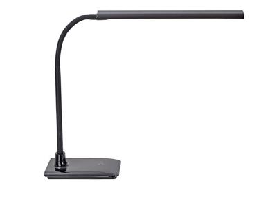 Maulpirro bureaulamp, LED, dimbaar, op voet, zwart