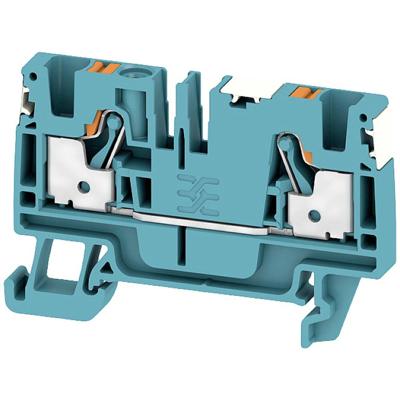 Weidmüller 2674790000 Doorgangsserieklem Push-In-klem, Steekaansluiting Blauw 100 stuk(s)