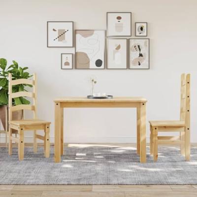 Eetkamerstoelen 2 st Corona 42x47x107 cm grenenhout Eetkamerstoelen 2 st Corona 42x47x107 cm grenenhout