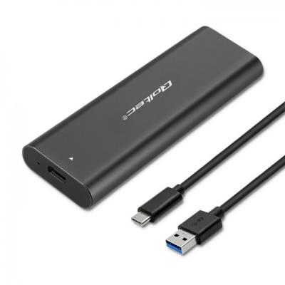 Qoltec 50311 behuizing voor opslagstations SDD-behuizing Zwart M.2 - thumbnail