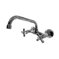 Keukenkraan Best Design Liberty Wandkraan Boven Uitloop Chroom - thumbnail