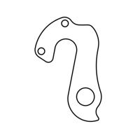 Union GH-243 Derailleurhanger - Zilver - thumbnail