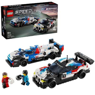 LEGO speed champions 76922 bmw m4 gt3 en bmw m hybrid v8 racewagens - thumbnail