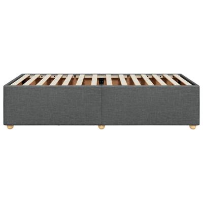 Bedframe zonder matras 90x190 cm stof donkergrijs