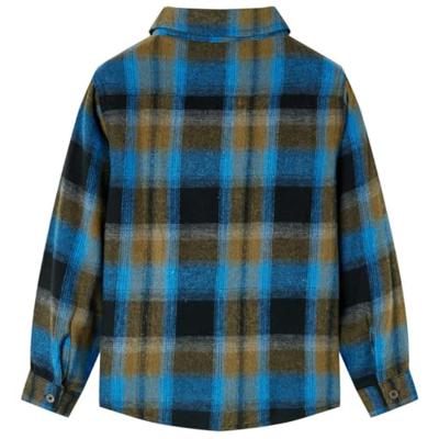 VidaXL Kinderoverhemd met omgeslagen kraag 140