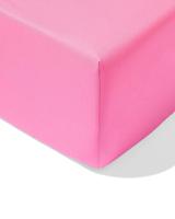HEMA Hoeslaken 90x200cm zacht katoen felroze (felroze) - thumbnail