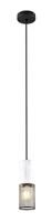 Trio Design hanglamp Tosh zwart met wit 304300134 - thumbnail