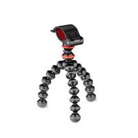 JOBY GorillaPod starterkit, flexibel ministatief met universele smartphoneklem, GoPro-houder en zaklamp, maximale belasting 325 g, JB01571-BWW - thumbnail