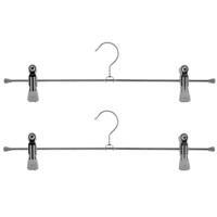 Metaltex Clip Line Kledinghanger 40 cm 2 Stuks Zilver - thumbnail